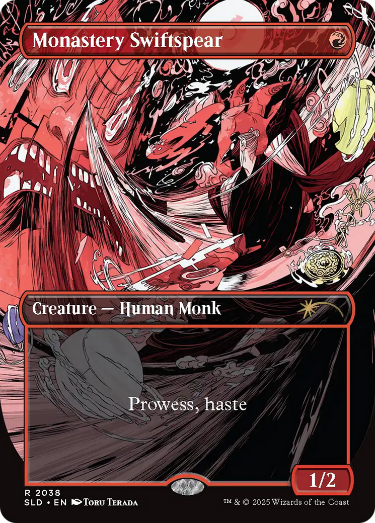 Monastery Swiftspear (2038) (Rainbow Foil) [Secret Lair Drop Series]