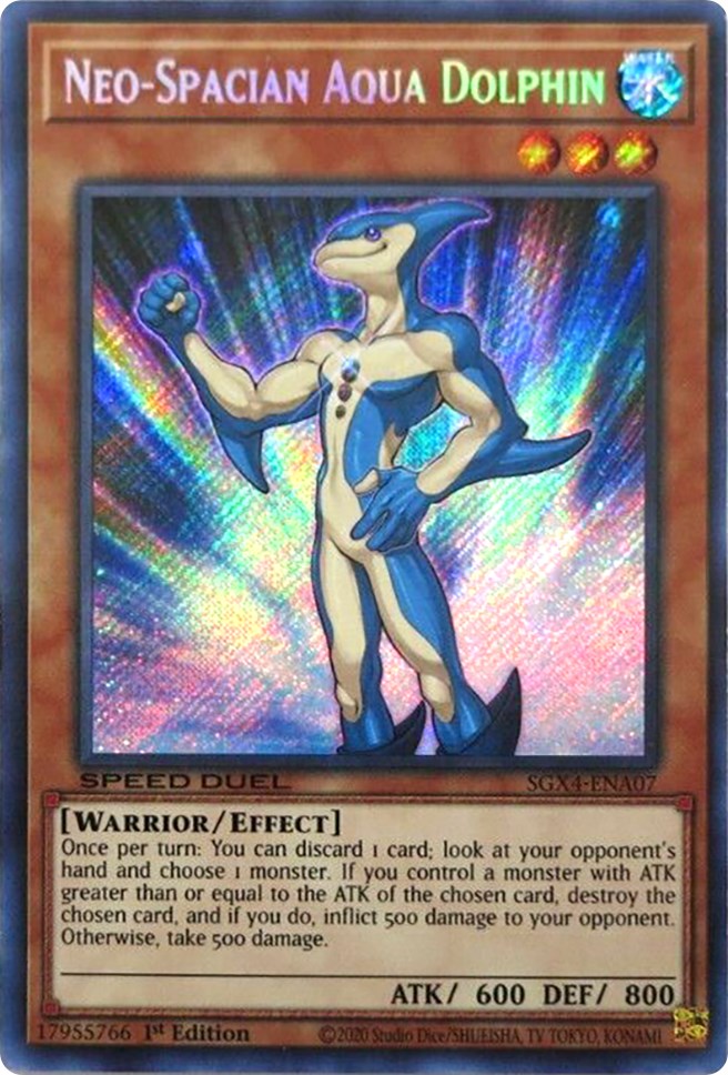 Neo-Spacian Aqua Dolphin (Secret Rare) [SGX4-ENA07] Secret Rare