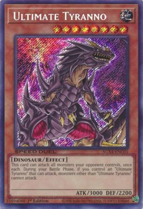 Ultimate Tyranno (Secret Rare) [SGX4-ENC01] Secret Rare