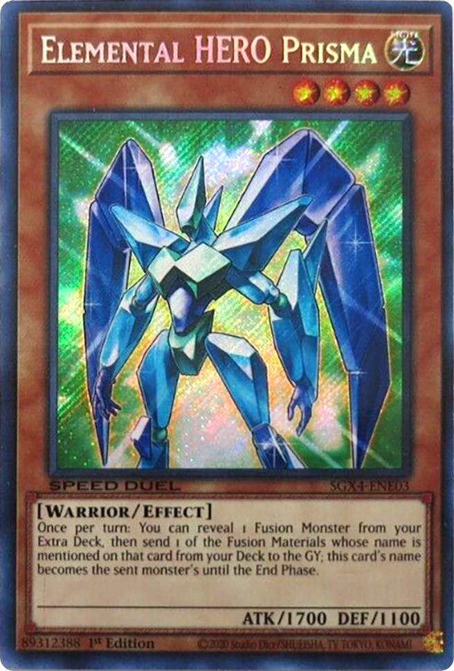 Elemental HERO Prisma (Secret Rare) [SGX4-ENE03] Secret Rare
