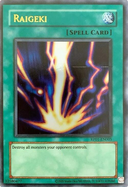 Raigeki [RP01-EN005] Ultra Rare