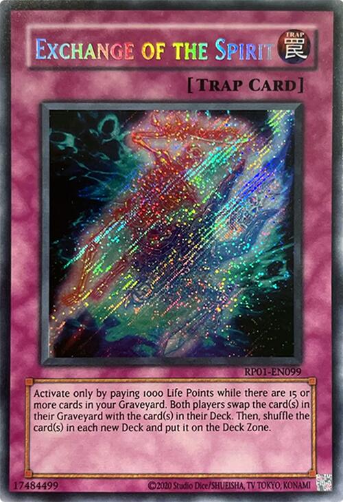 Exchange of the Spirit [RP01-EN099] Secret Rare
