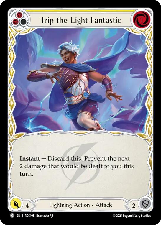 Trip the Light Fantastic (Yellow) [ROS105] (Rosetta)  Rainbow Foil