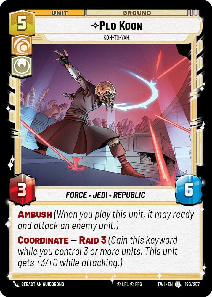 Plo Koon - Koh-to-yah! (196/257) (196/257) [Twilight of the Republic]
