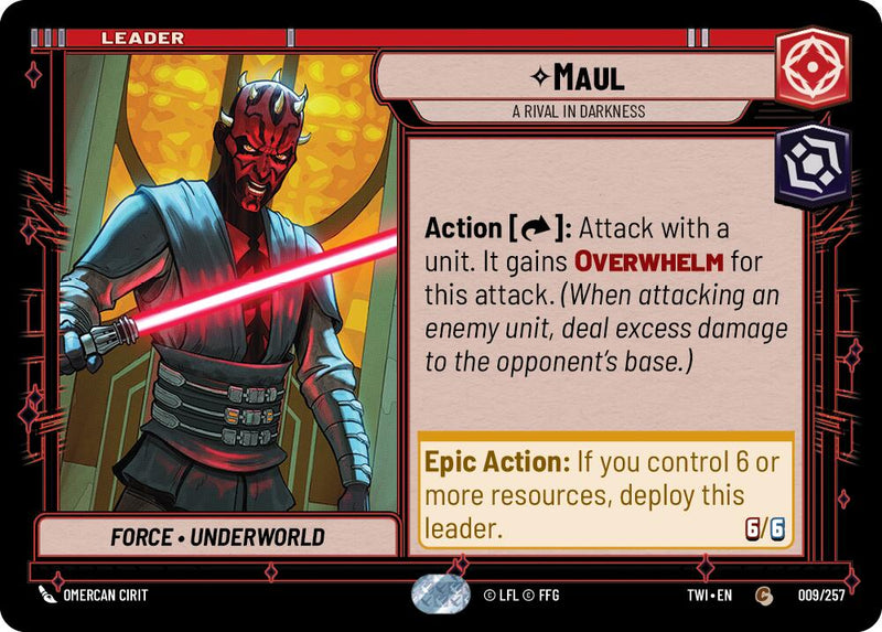 Maul - A Rival in Darkness (009/257) (009/257) [Twilight of the Republic]