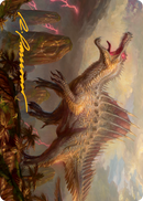 Etali, Primal Conqueror Art Card (Gold-Stamped Signature) [March of the Machine Art Series]