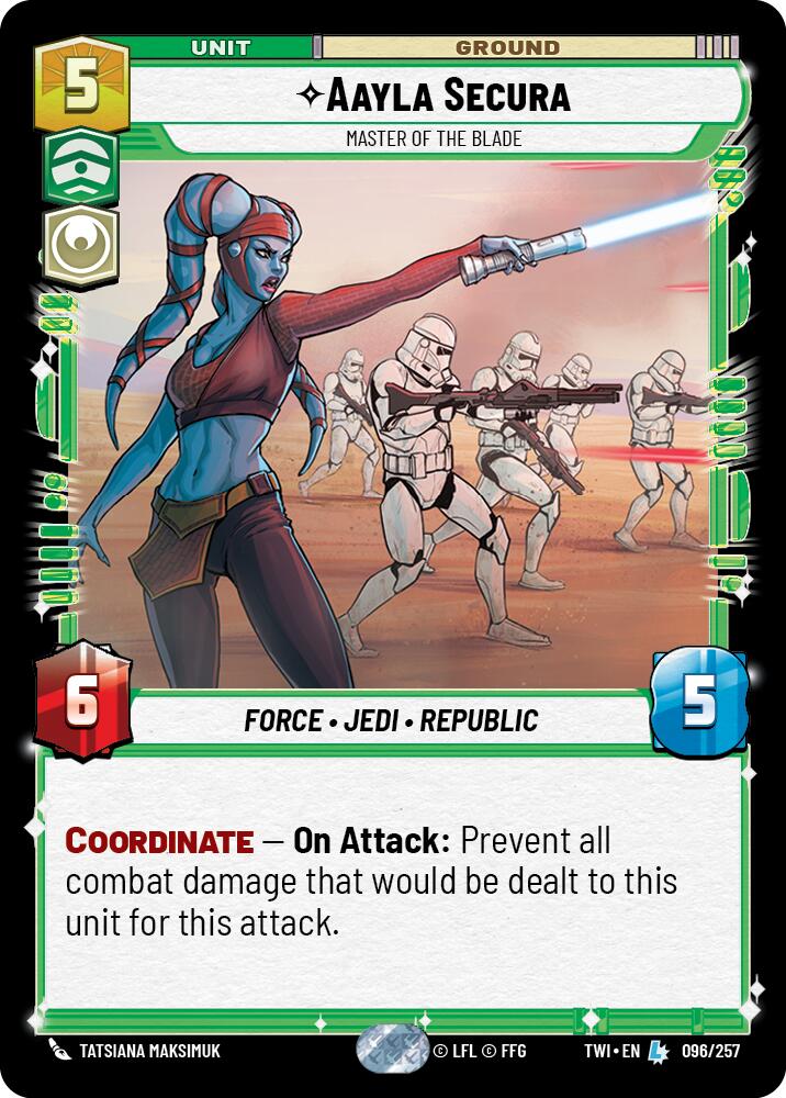 Aayla Secura - Master of the Blade (096/257) (096/257) [Twilight of the Republic]