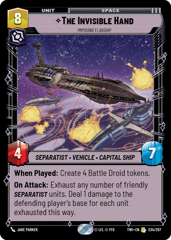 The Invisible Hand - Imposing Flagship (234/257) (234/257) [Twilight of the Republic]