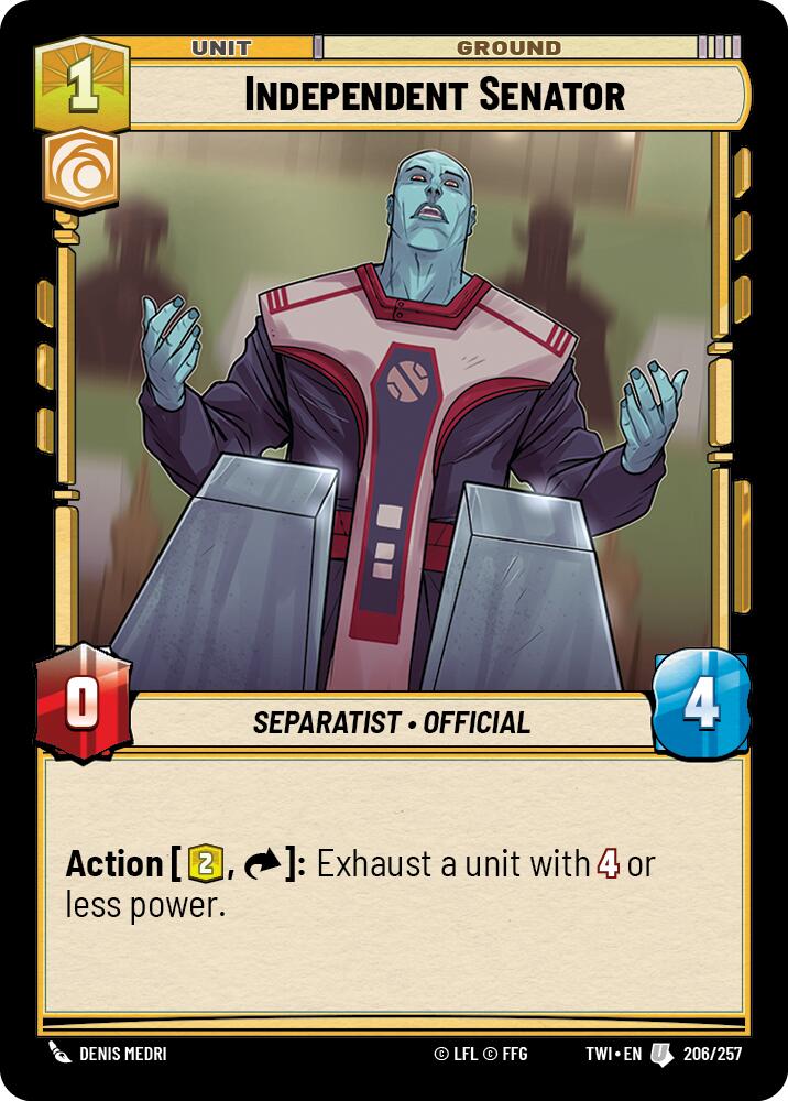 Independent Senator (206/257) (206/257) [Twilight of the Republic]