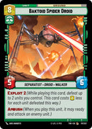 Baktoid Spider Droid (117/257) (117/257) [Twilight of the Republic]