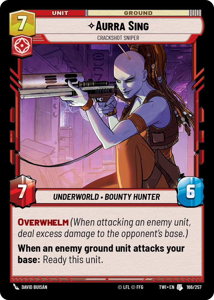 Aurra Sing - Crackshot Sniper (166/257) (166/257) [Twilight of the Republic]