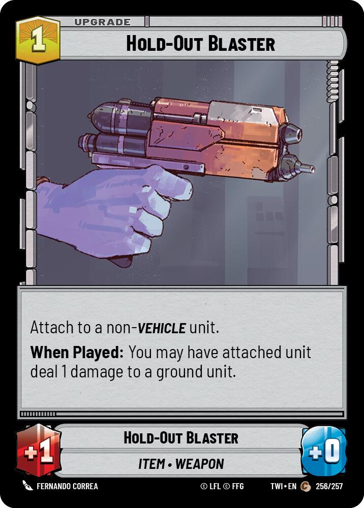 Hold-Out Blaster (256/257) (256/257) [Twilight of the Republic]
