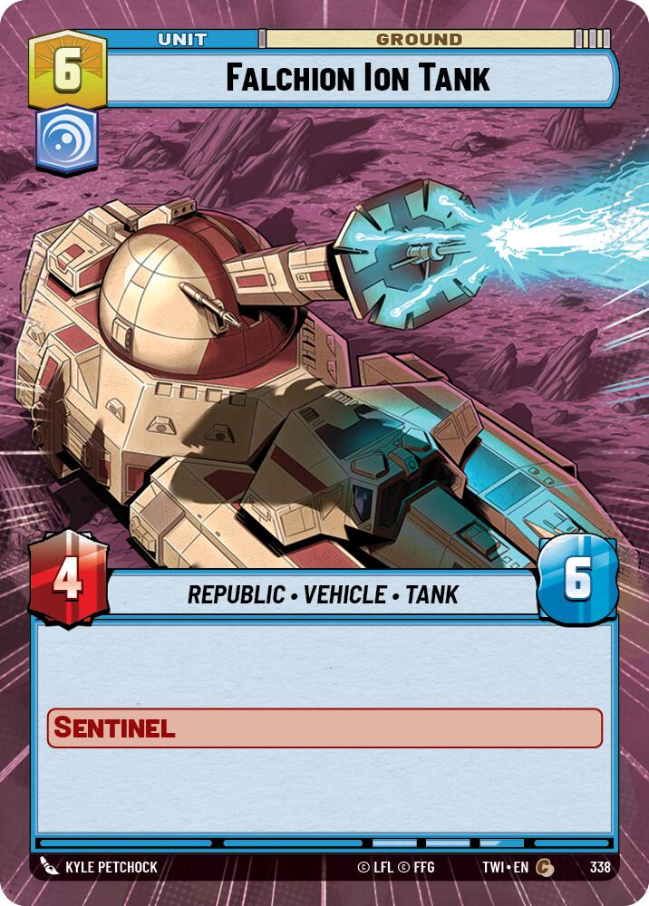 Falchion Ion Tank (338) (Hyperspace) (338) [Twilight of the Republic]