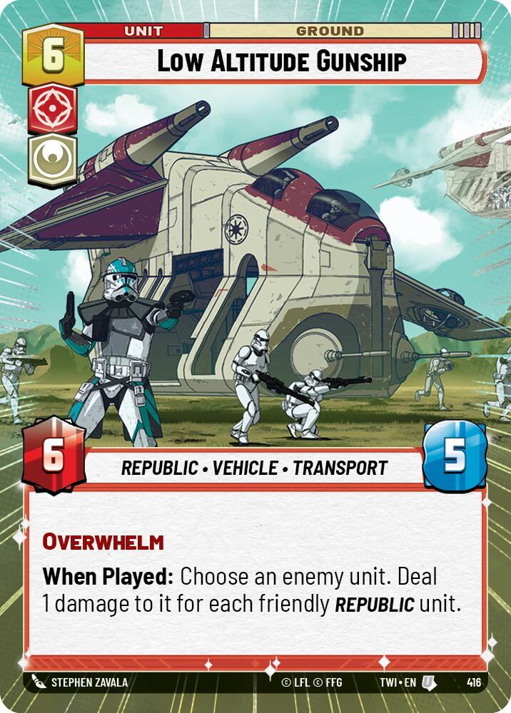 Low Altitude Gunship (416) (Hyperspace) (416) [Twilight of the Republic]