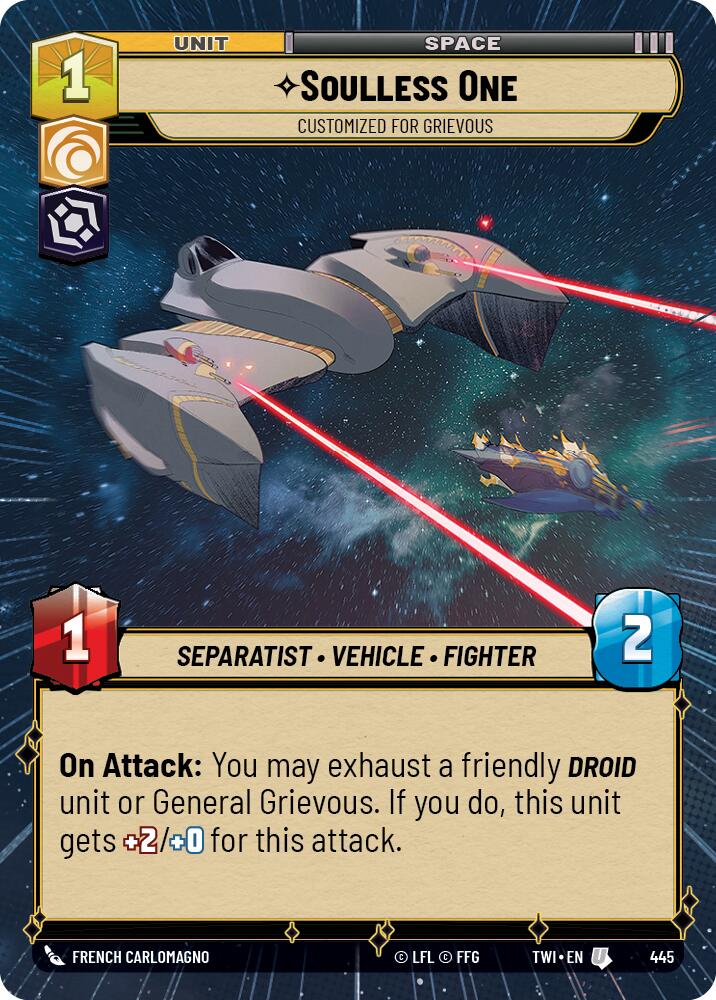 Soulless One - Customized for Grievous (445) (Hyperspace) (445) [Twilight of the Republic]