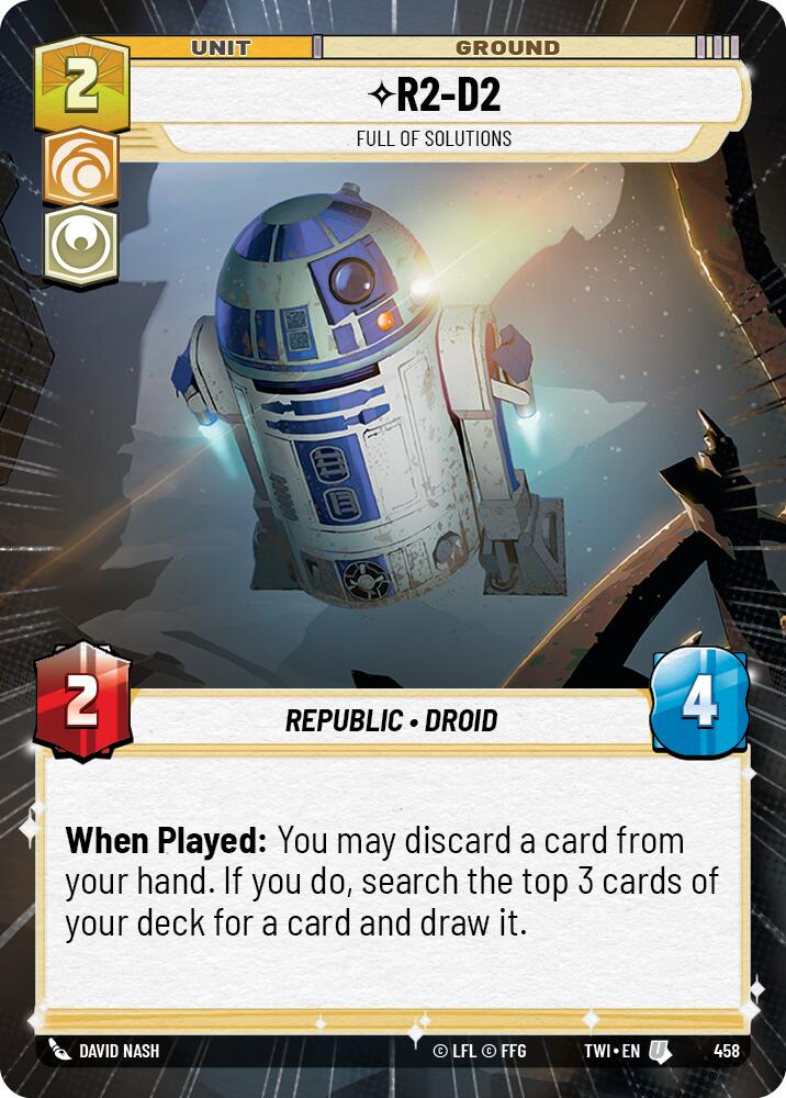 R2-D2 - Full of Solutions (458) (Hyperspace) (458) [Twilight of the Republic]