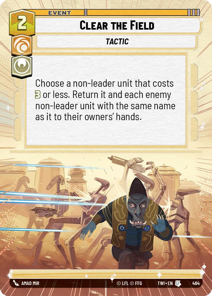 Clear the Field (464) (Hyperspace) (464) [Twilight of the Republic]