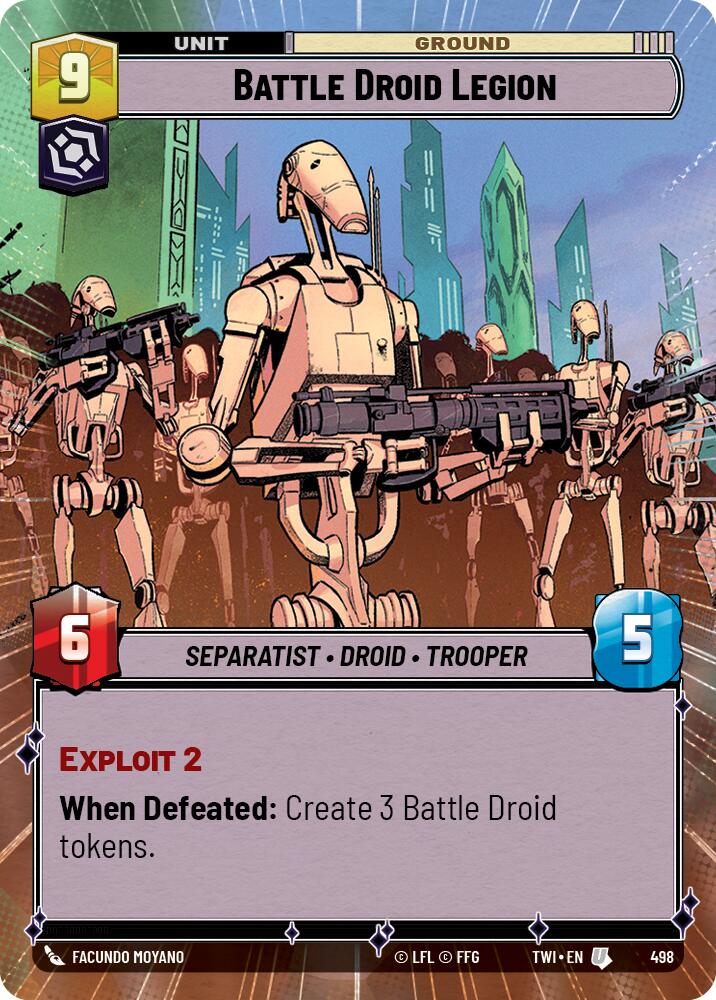 Battle Droid Legion (498) (Hyperspace) (498) [Twilight of the Republic]
