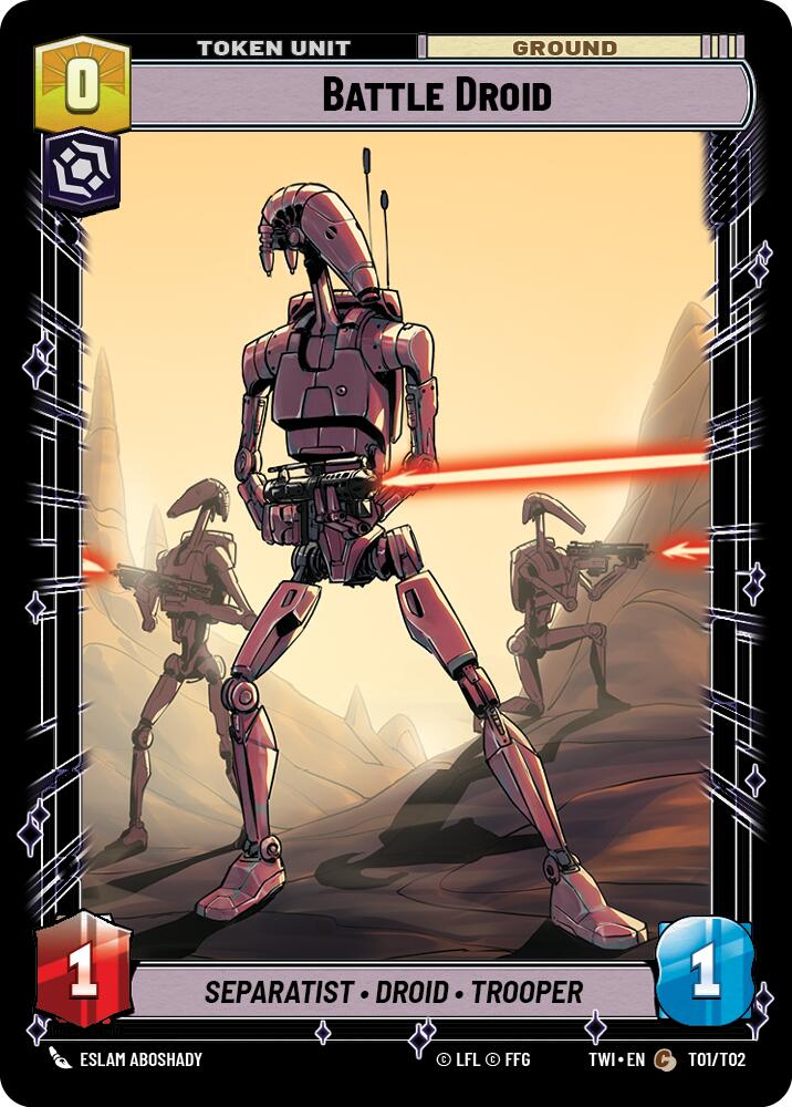 Battle Droid // Clone Trooper (T01 // T02) (T01 // T02) [Twilight of the Republic]