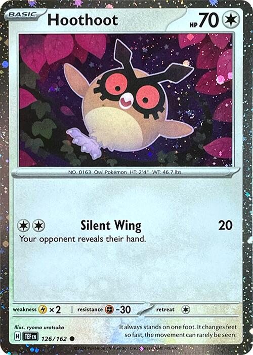 Hoothoot (126/162) (Cosmos Holo) [Scarlet & Violet: Black Star Promos]