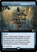 Misleading Signpost (Extended Art) [Wilds of Eldraine Commander]
