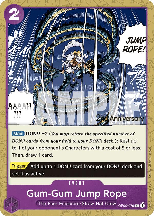 Gum-Gum Jump Rope [Emperors in the New World: 2nd Anniversary Tournament Cards]