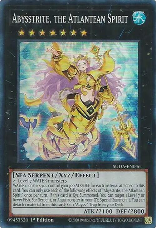 Abysstrite, the Atlantean Spirit [SUDA-EN046] Super Rare