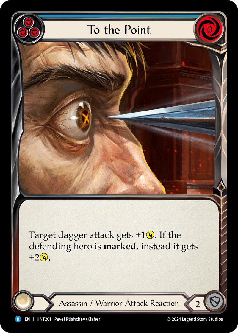 To the Point (Blue) [HNT201] (The Hunted)  Rainbow Foil