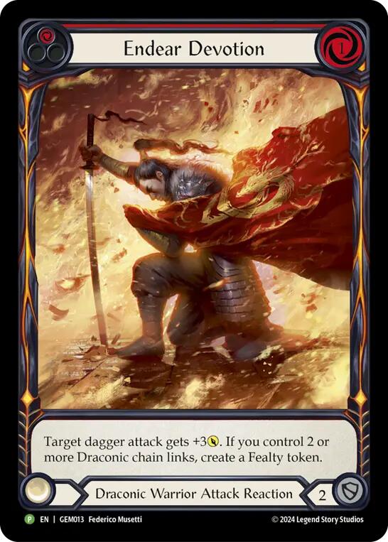 Endear Devotion [GEM013] (GEM Pack 1)  Rainbow Foil