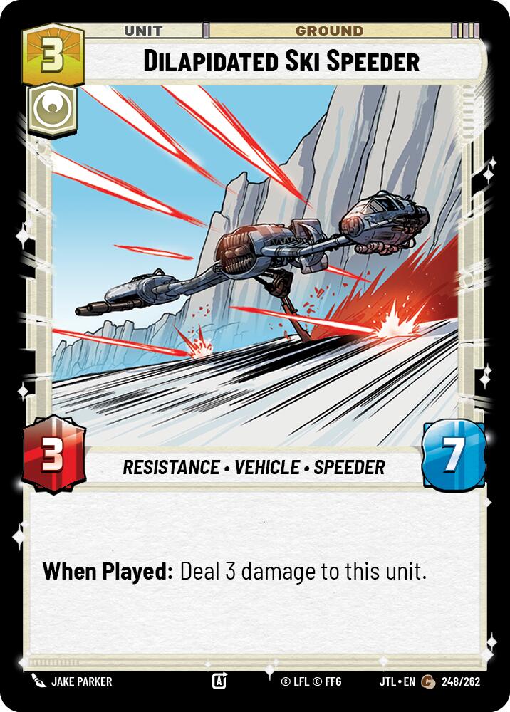 Dilapidated Ski Speeder (248/262) (248/262) [Jump to Lightspeed]