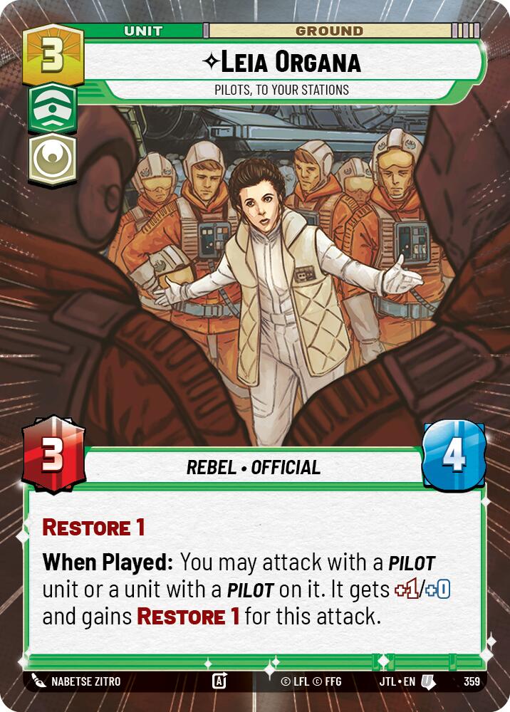 Leia Organa - Pilots, To Your Stations (359) (Hyperspace) (359) [Jump to Lightspeed]