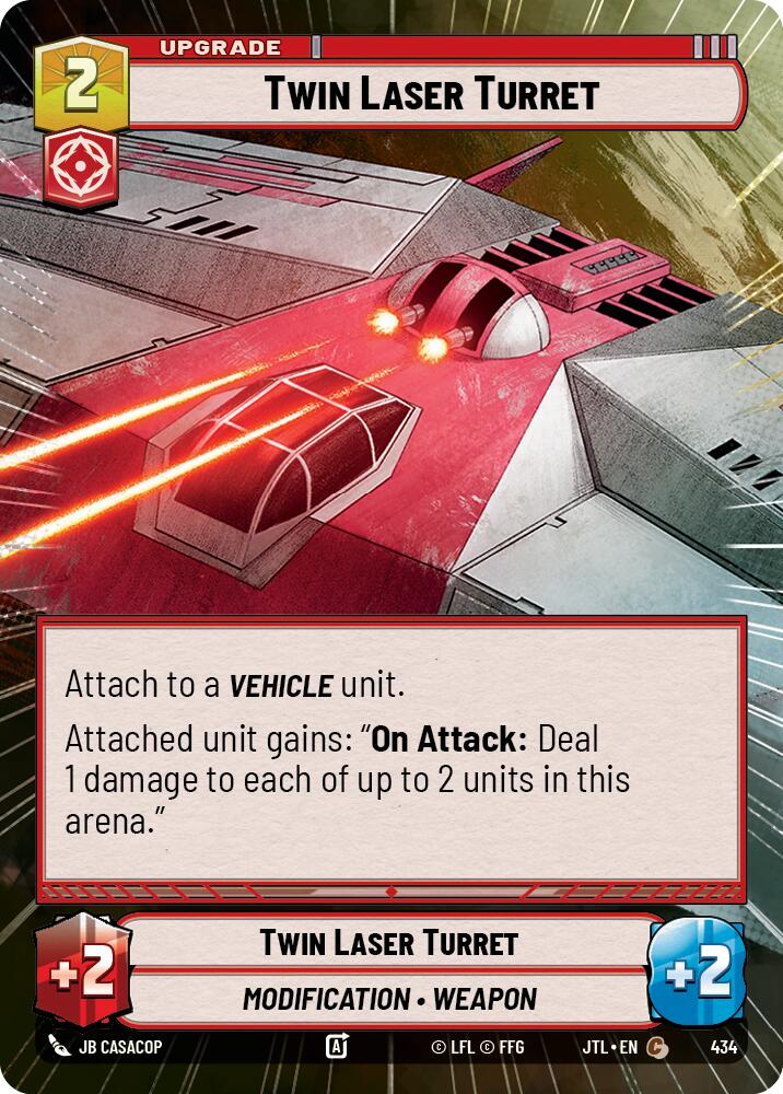 Twin Laser Turret (434) (Hyperspace) (434) [Jump to Lightspeed]