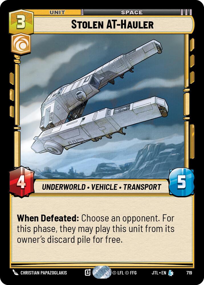 Stolen AT-Hauler (719) (719) [Jump to Lightspeed]