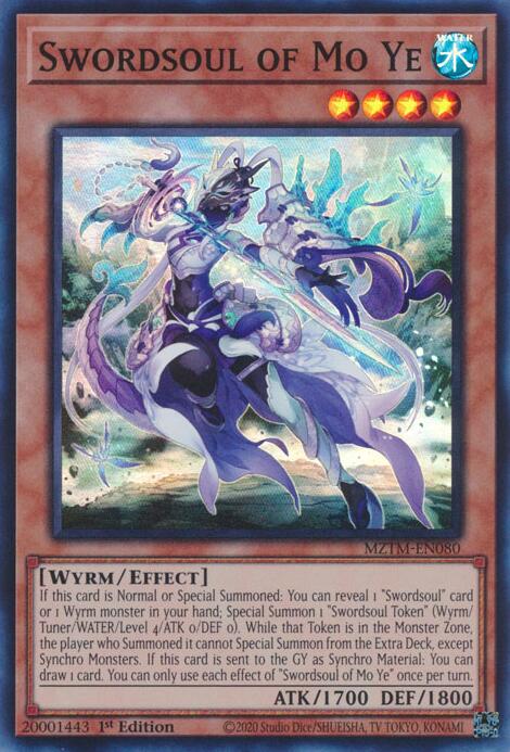 Swordsoul of Mo Ye [MZTM-EN080] Super Rare