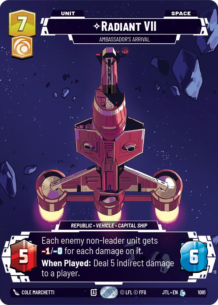 Radiant VII - Ambassadors' Arrival (1081) (Prestige Foil) (1081) [Jump to Lightspeed]