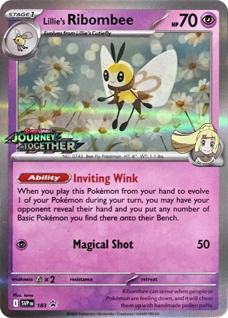 Lillie's Ribombee (183) [Scarlet & Violet: Black Star Promos]