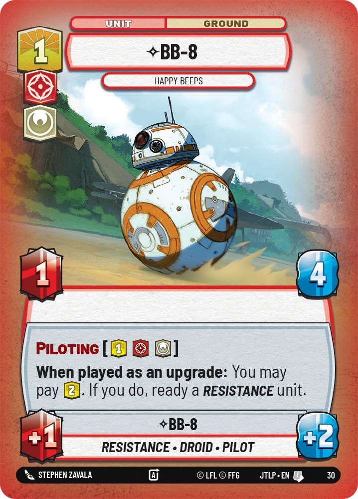 BB-8 - Happy Beeps (Foil) (30) [Jump to Lightspeed: Weekly Play]