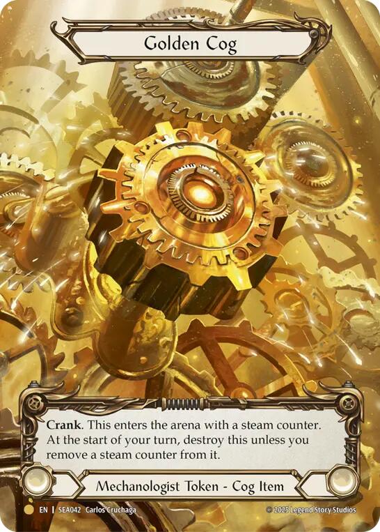 Golden Cog (Marvel) [SEA042] (High Seas)  Rainbow Foil