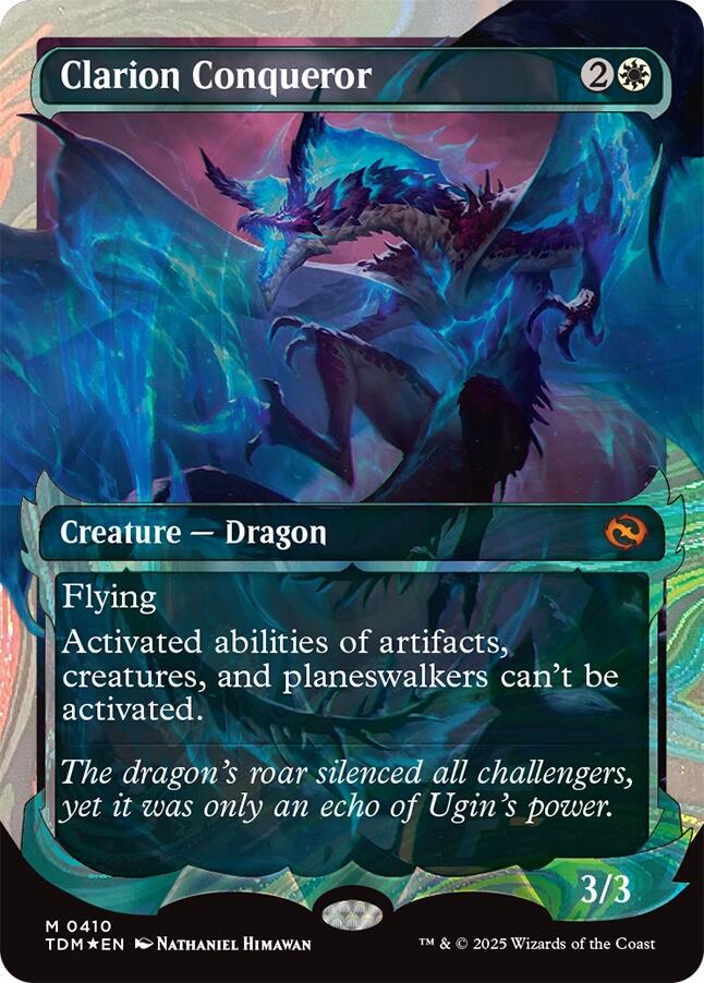 Clarion Conqueror (Showcase) (Halo Foil) [Tarkir: Dragonstorm]