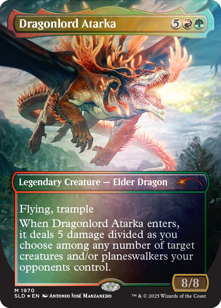 Dragonlord Atarka (Rainbow Foil) [Secret Lair Drop Series]
