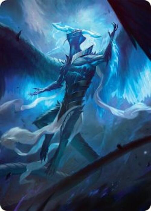 Ugin, Eye of the Storms Art Card (1/54) [Tarkir: Dragonstorm Art Series]