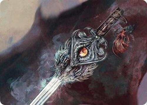 Dragonfire Blade Art Card (40/54) [Tarkir: Dragonstorm Art Series]