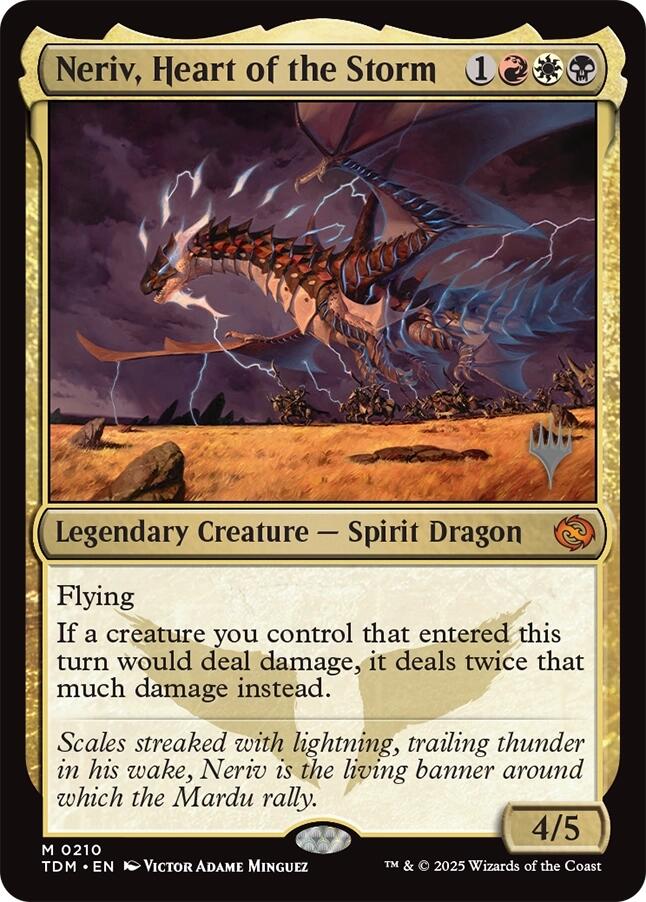 Neriv, Heart of the Storm [Tarkir: Dragonstorm Promos]