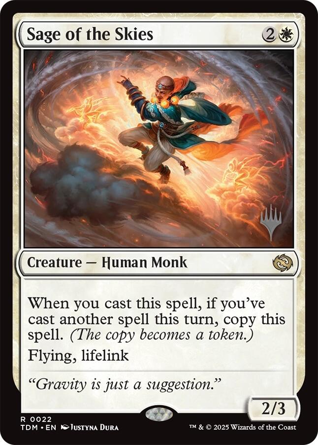 Sage of the Skies [Tarkir: Dragonstorm Promos]