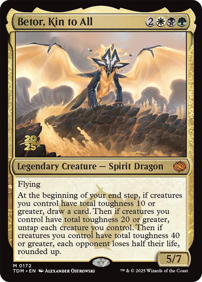 Betor, Kin to All [Tarkir: Dragonstorm Prerelease Promos]