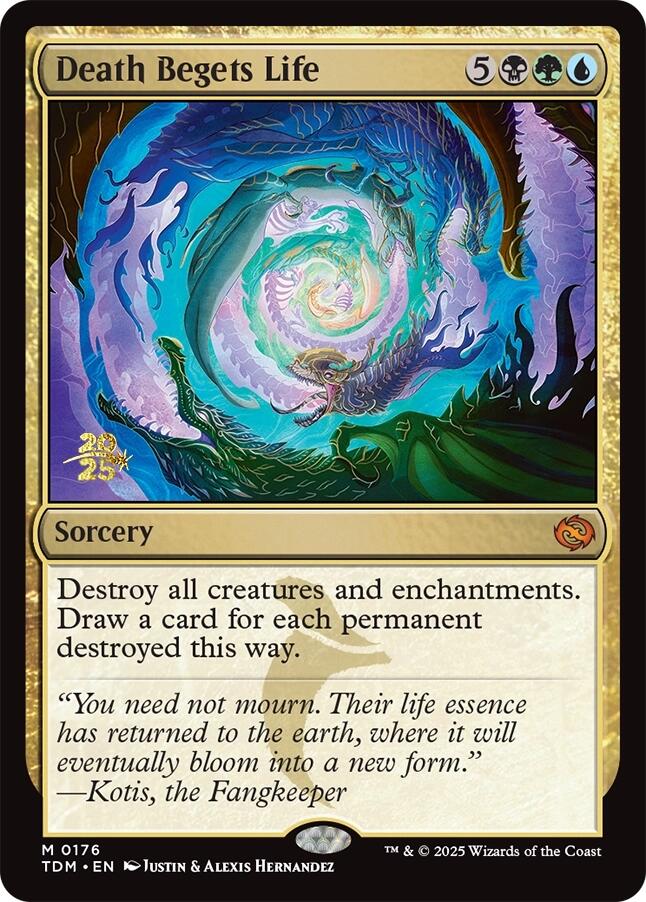 Death Begets Life [Tarkir: Dragonstorm Prerelease Promos]