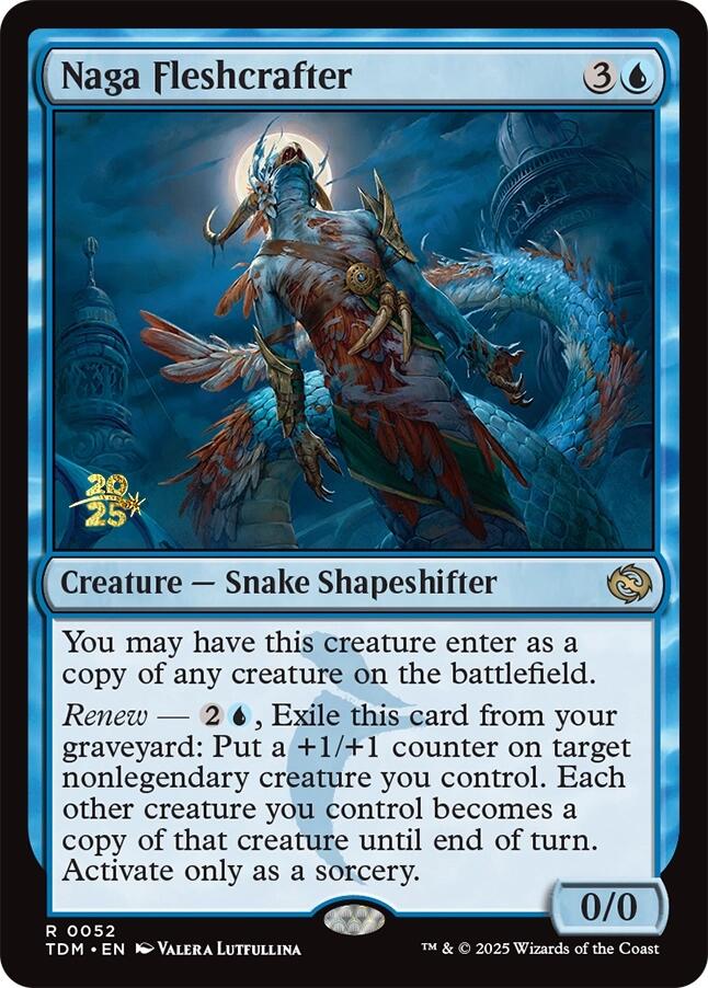 Naga Fleshcrafter [Tarkir: Dragonstorm Prerelease Promos]