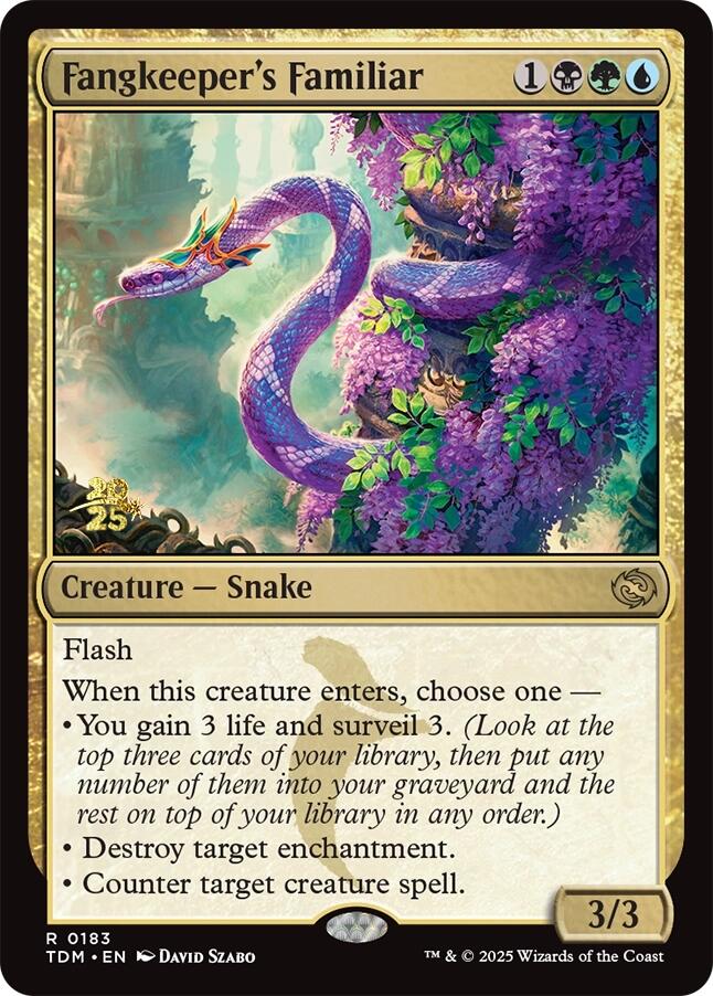 Fangkeeper's Familiar [Tarkir: Dragonstorm Prerelease Promos]