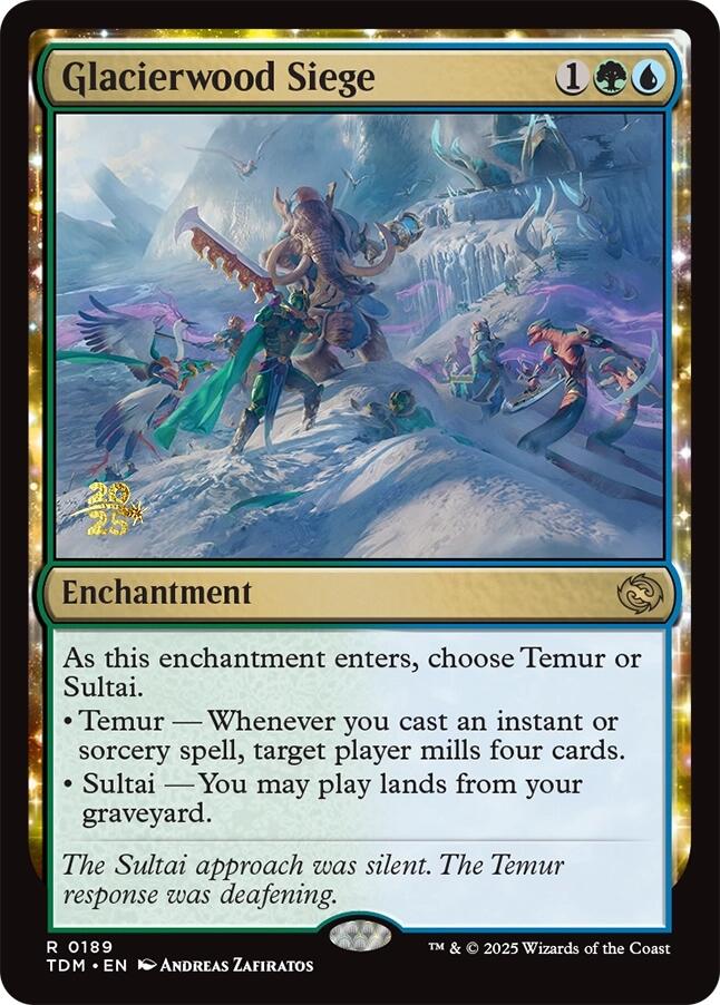Glacierwood Siege [Tarkir: Dragonstorm Prerelease Promos]