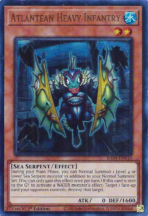 Atlantean Heavy Infantry [RA04-EN010] Ultra Rare